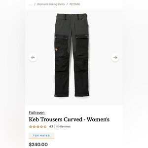Fjallraven Women’s Keb Hiking Pants